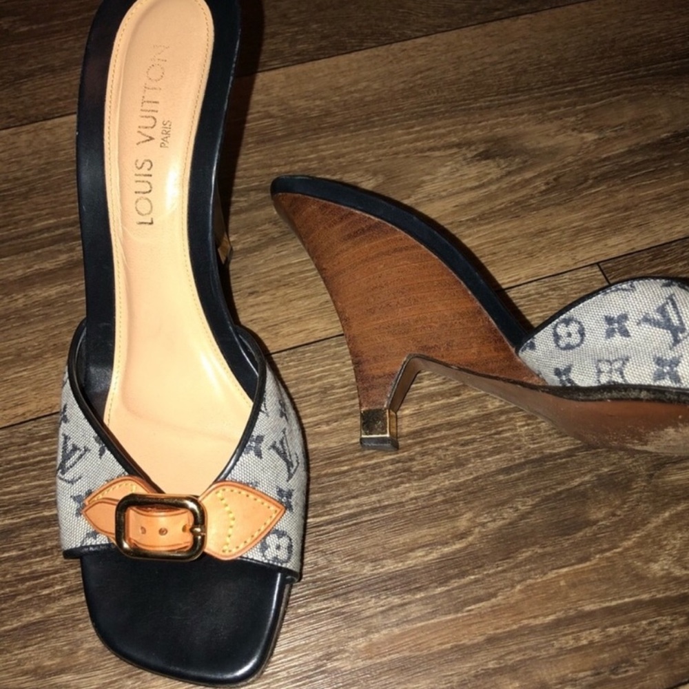 Vintage Louis Vuitton mules